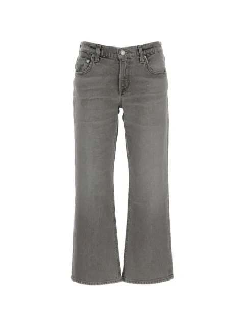 Citizens of Humanity Faye straight-leg cropped jeans Grey 22813010QRTGY