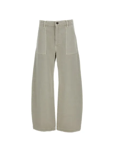 FRAME The Bow barrel-leg jeans Neutrals 2064728FLAX