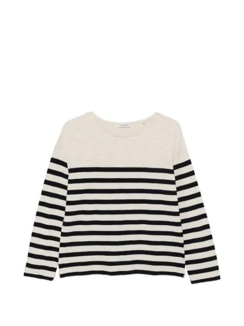 Marc O'Polo striped long-sleeve sweater Neutrals M00304752021