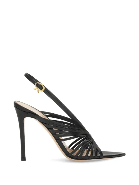 Gianvito Rossi Muse caged sandals Black G3278415RICNAP
