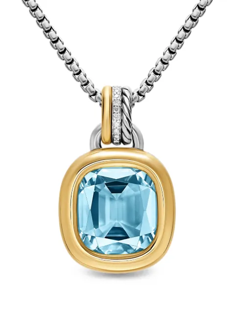 David Yurman Mercer topaz and diamond necklace Gold D19059DS8ALZDI