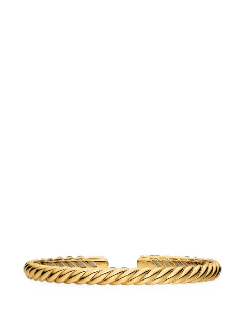 David Yurman sculpted cable flex bracelet Gold B1881588