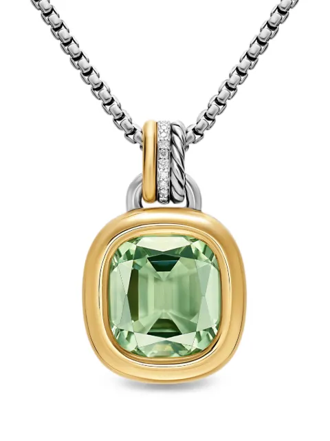 David Yurman Mercer prasiolite and diamond necklace Gold D19059DS8APADI