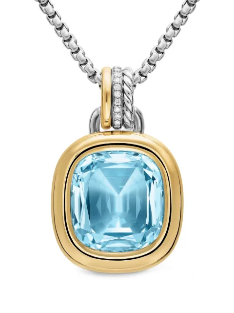 David Yurman Mercer topaz and diamond necklace Silver D19040DS8ALZDI