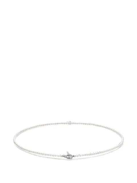 David Yurman Pearl Classics pearl and diamond necklace Silver N18899DSSDPEDI
