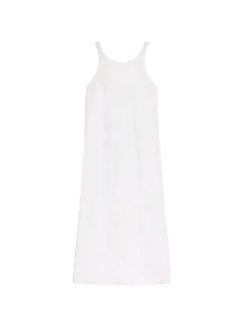 MOMONÌ Ximena torchon-strap back-vent maxi dress White 261MMODR03126116MO