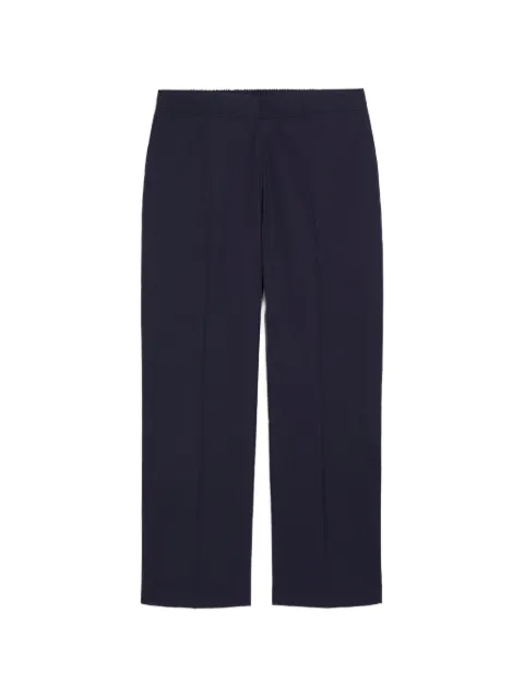 MOMONÌ Vejo poplin straight-leg trousers Blue 261MMOPA01026132MO