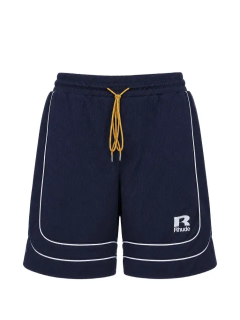 RHUDE logo-print mesh shorts Blue RHSS26SH010413076