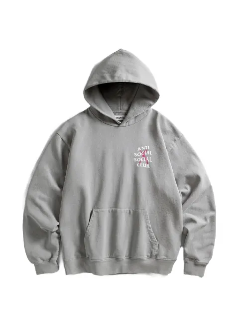Anti Social Social Club Cancelled Paint hoodie Grey CANCELLEDPAINTHOODIE