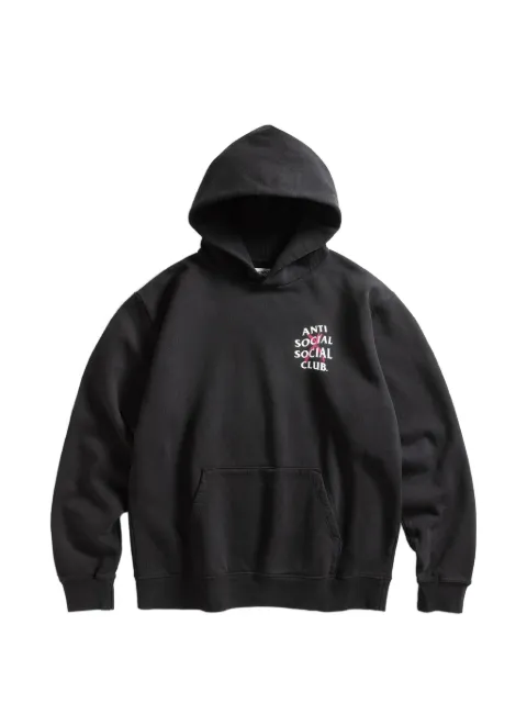 Anti Social Social Club Cancelled Paint hoodie Black CANCELLEDPAINTHOODIE