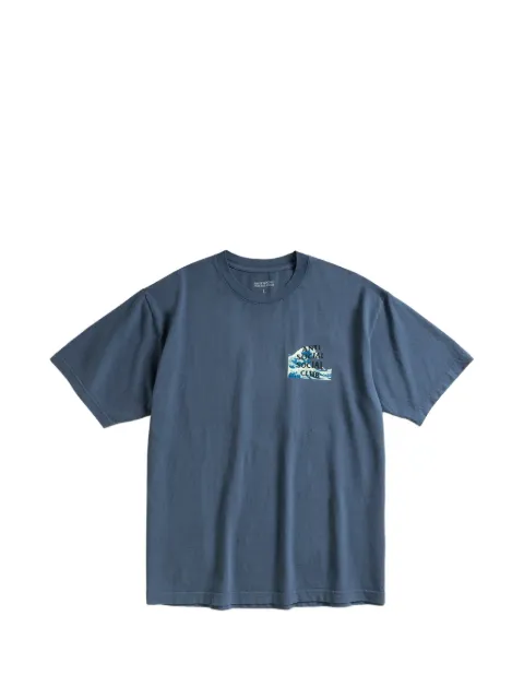 Anti Social Social Club Tonkatsu: The Great Wall T-shirt Blue TONKATSUTHEGREATWALL