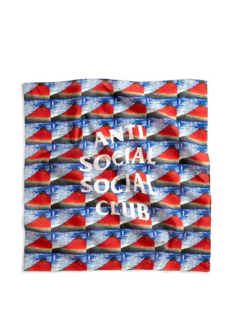 Anti Social Social Club Fine Wind, Clear Morning bandana Blue FINEWINDBANDANA
