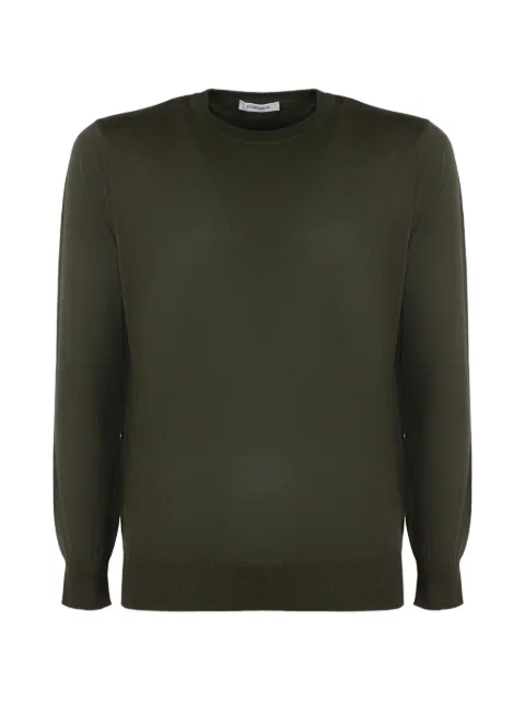 Kangra ribbed-trim sweater Green 30340100187