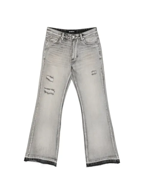 MISBHV distressed bootcut jeans Grey 260U312