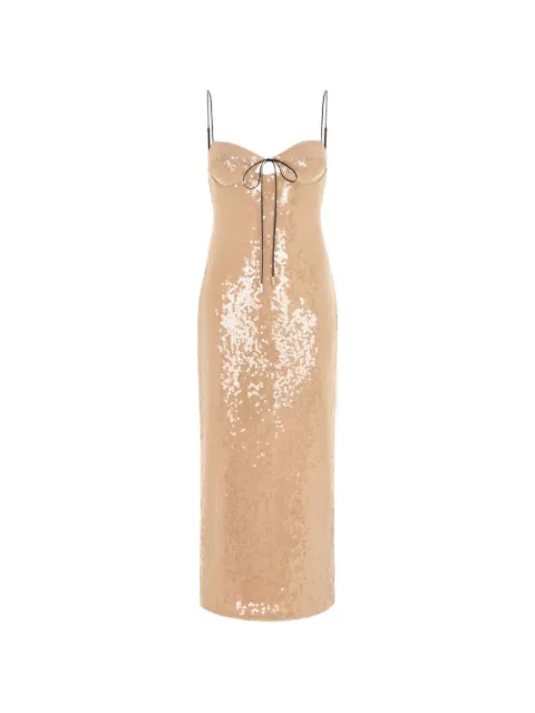 16Arlington Che midi dress Neutrals DMD723SS2602