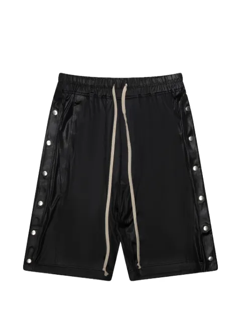 Rick Owens DRKSHDW Pusher press-stud shorts Black DU01F4373JL09