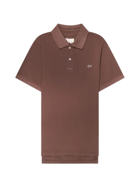 ERL logo-embroidered polo shirt Brown ERL12T009BRN