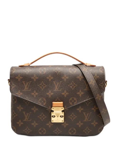 Louis Vuitton Pre-Owned 2018 Monogram Pochette Metis satchel Brown 98WU8ZYCVA1O3RK6