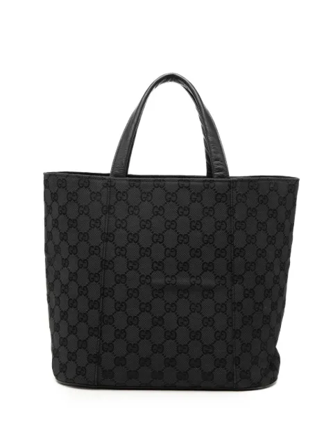 Gucci Pre-Owned 2000-2015 GG Canvas tote bag Black 1KTFAB8LKLAGMDKA