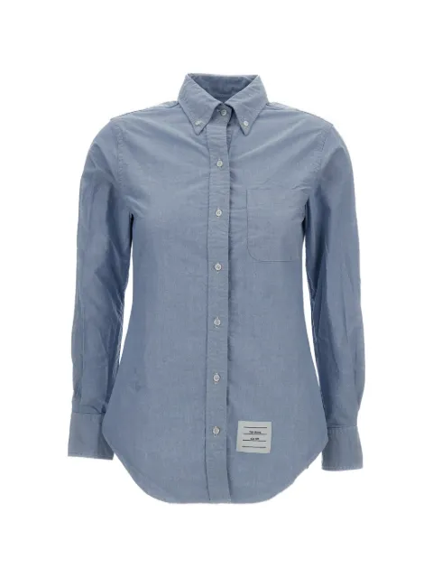 Thom Browne Oxford Classic long-sleeved shirt Blue FLL005AF0313