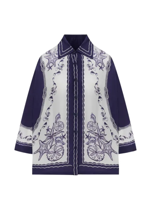 FARM Rio Coast Scarf shirt White 360773
