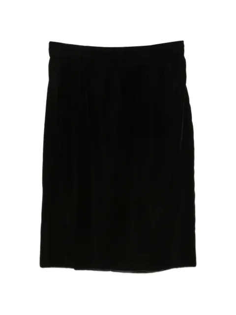 Valentino Garavani Pre-Owned 1980s zip-fastening mini skirt Black VA250BNT