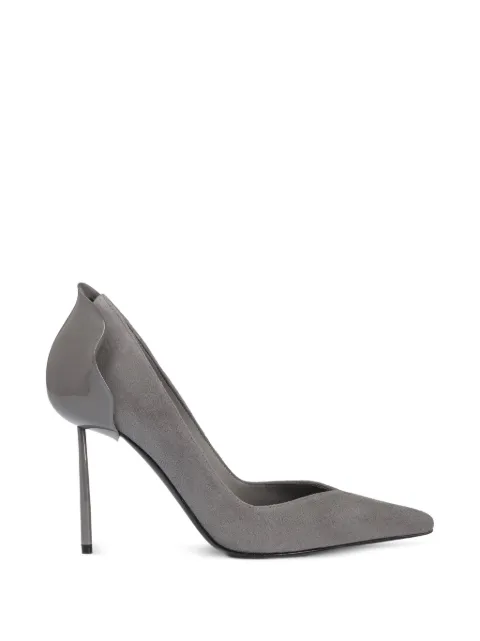 Le Silla Petalo pointed-toe pumps Grey 3115E090BXPPVER