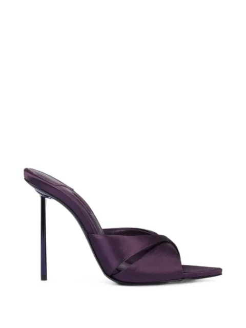 Le Silla Shirley satin sandals Purple 6621F100BXPPSME