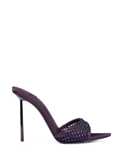 Le Silla Gilda crystal-embellished sandals Purple 6618E100BXPPSSM