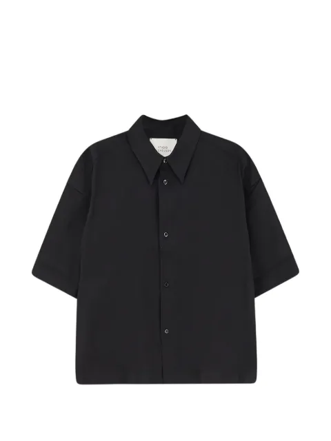 Studio Nicholson Sanko boxy-fit shirt Black SANKOSNM1267