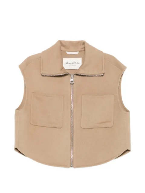 Marc O'Polo zip-fastening pocket gilet Neutrals 600005172013