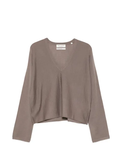 Marc O'Polo V-neck sweater Brown 5000013135