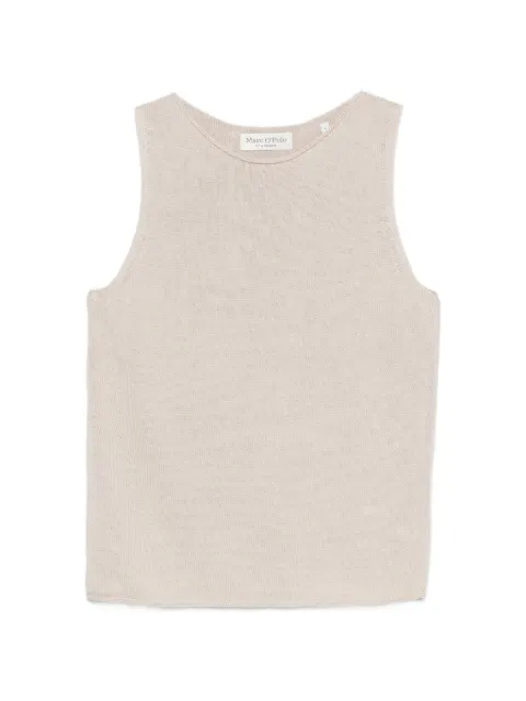Marc O'Polo fine-knit sleeveless vest Neutrals 5000013031