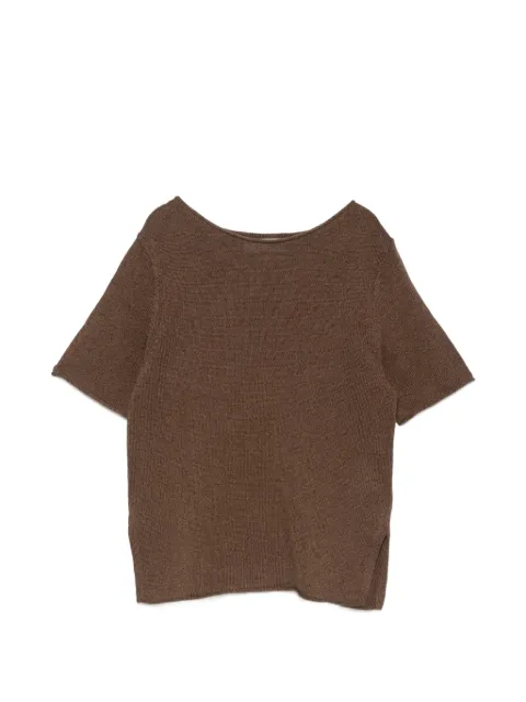 Marc O'Polo short-sleeve sweater Brown 5000013111