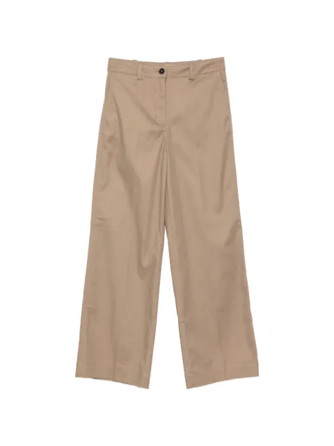 Marc O'Polo belt-loop palazzo pants Brown 600001910009