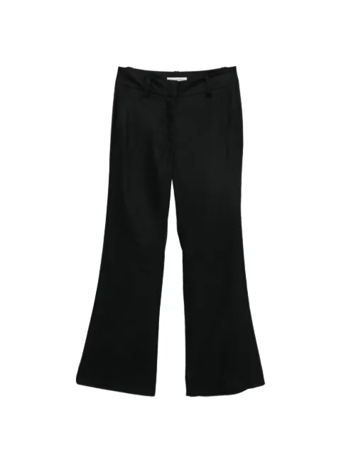 Marc O'Polo belt-loop flared trousers Black 5000014044