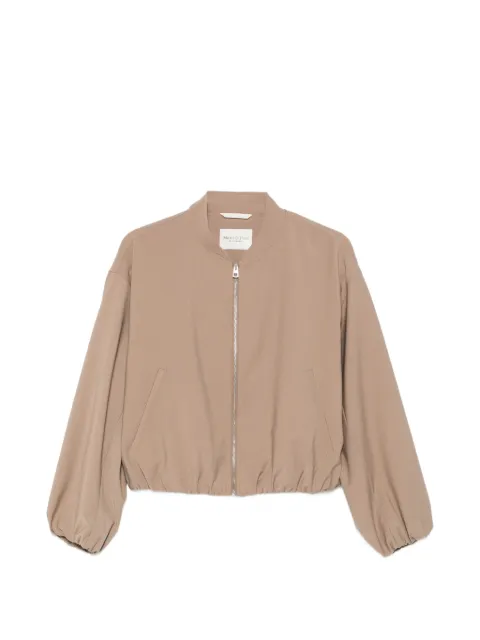 Marc O'Polo elasticated-hem bomber jacket Brown 5000013352