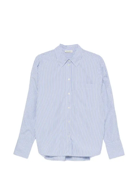 Marc O'Polo vertical-stripe chest-pocket shirt Blue M00081342009