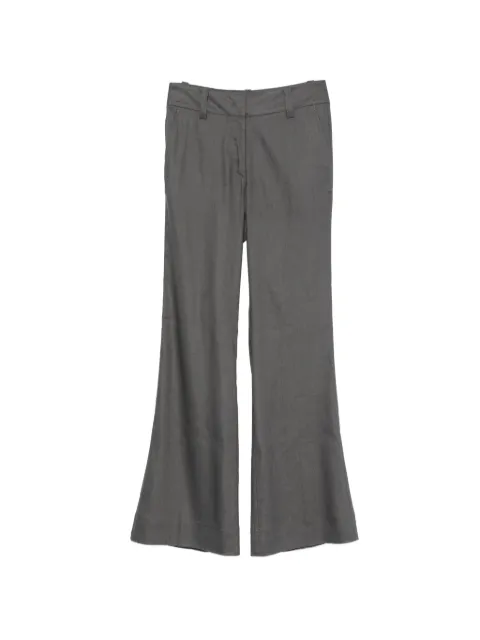 Marc O'Polo belt-loop flared trousers Grey 5000014044