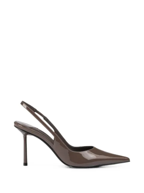 Le Silla Bella leather heeled pumps Brown 4233B080LBPPGSM