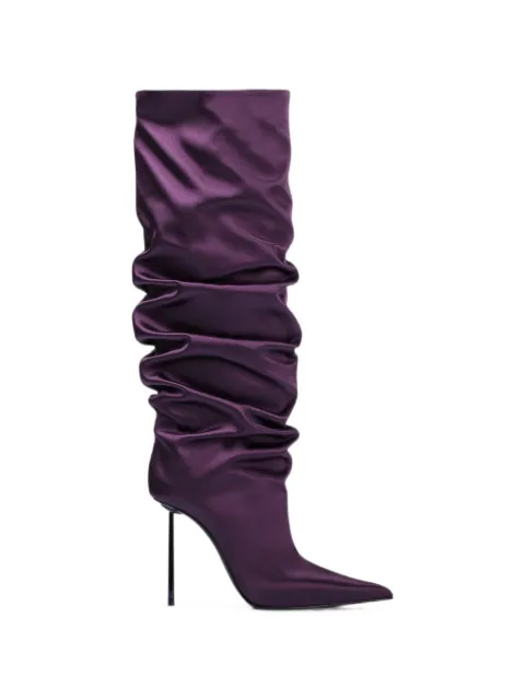 Le Silla Amelia pointed-toe boots Purple 4196E100BXPPSME