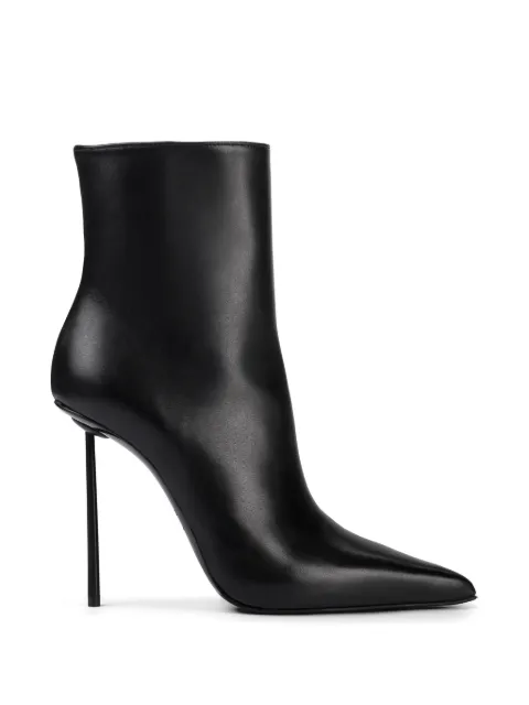 Le Silla Amelia pointed-toe ankle boots Black 4151G100BXPPNEM