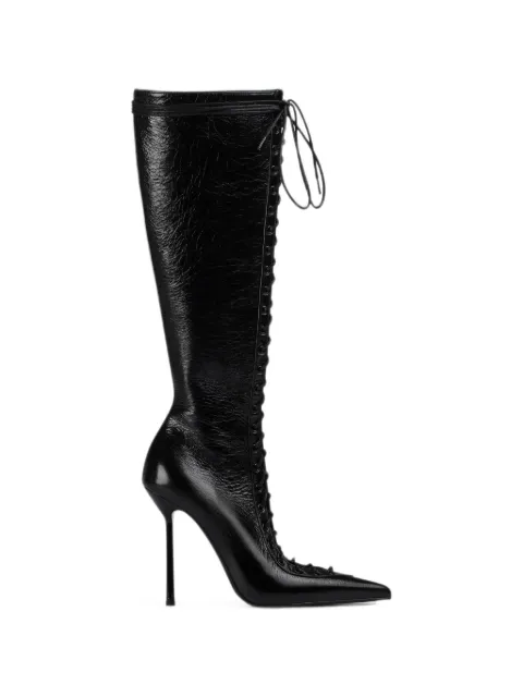 Le Silla Colette lace-up boots Black 4251B100BLPPCAM