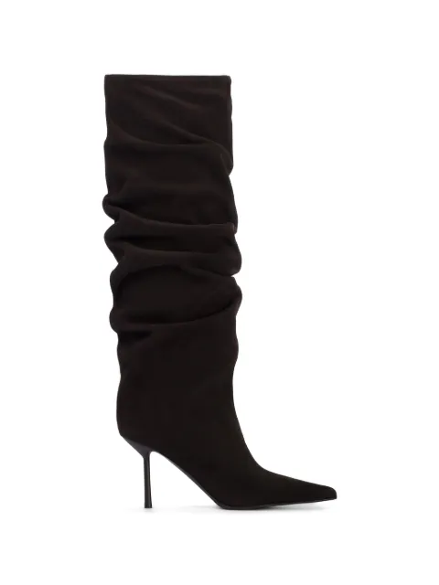 Le Silla Bella slouchy suede boots Brown 4196E080BXPPPOA
