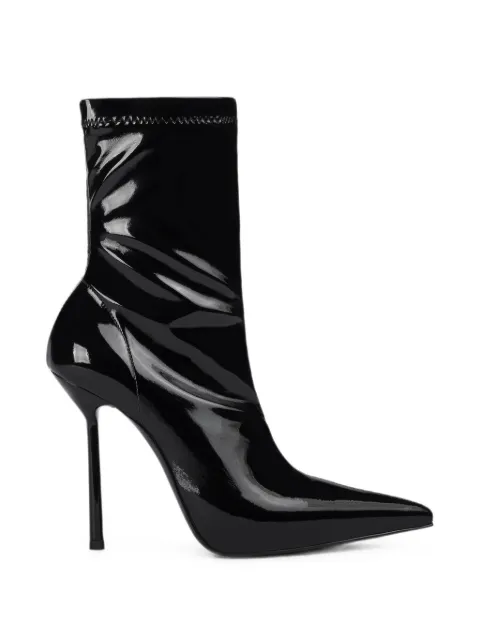 Le Silla Bella pointed-toe ankle boots Black 4240C100BLPPGPS