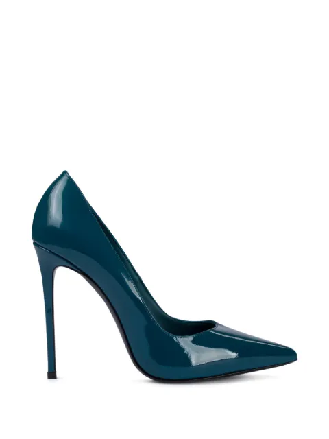 Le Silla Eva leather pumps Blue 2101M100R1PPGSM
