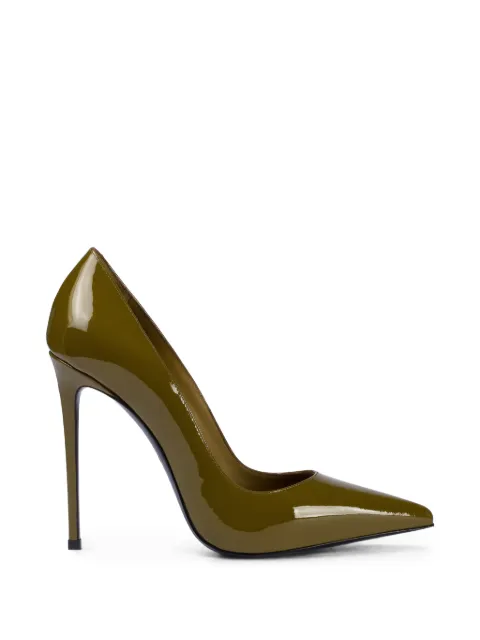 Le Silla Eva leather pumps Green 2101M100R1PPGSM