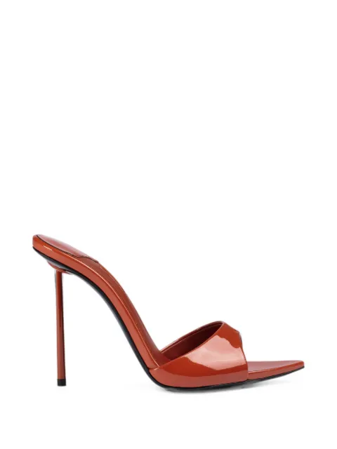 Le Silla Bella patent leather sandals Orange 6622C100BXPPGSM