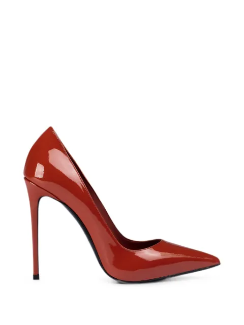 Le Silla Eva patent-leather pumps Orange 2101M100R1PPGSM