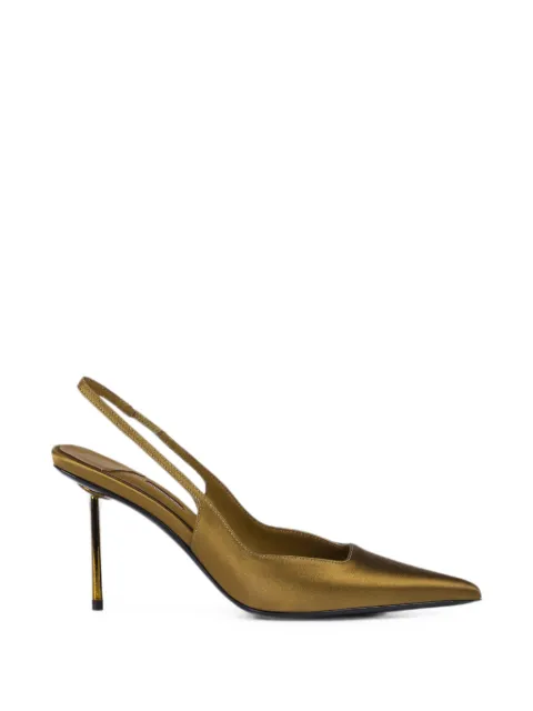 Le Silla Amelia slingback pumps Green 6101E080BYPPSME